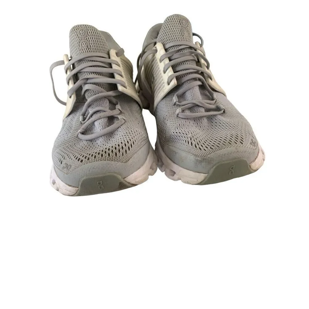 On Running Cloudswift sneaker shoes white grey women's size 8.5 - Picture 4 of 8